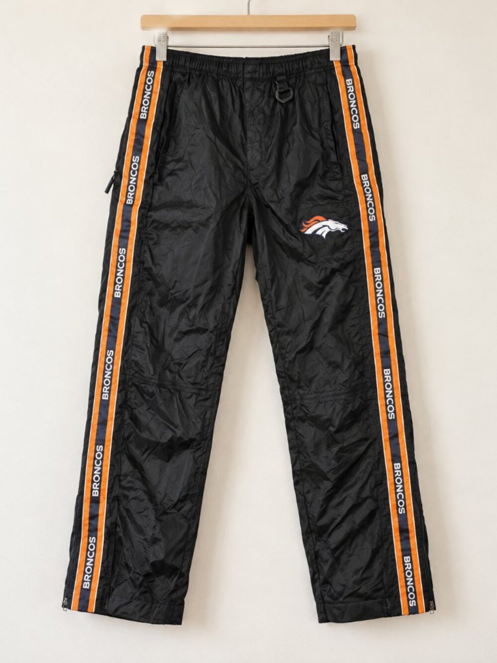 Logo Athletic Broncos Black & Orange Jogger Pants